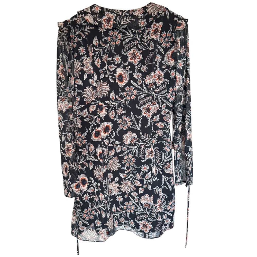 Lost + Wander Anthropologie Eclipse of the Heart Floral Mini Dress Womens Medium - Picture 5 of 5